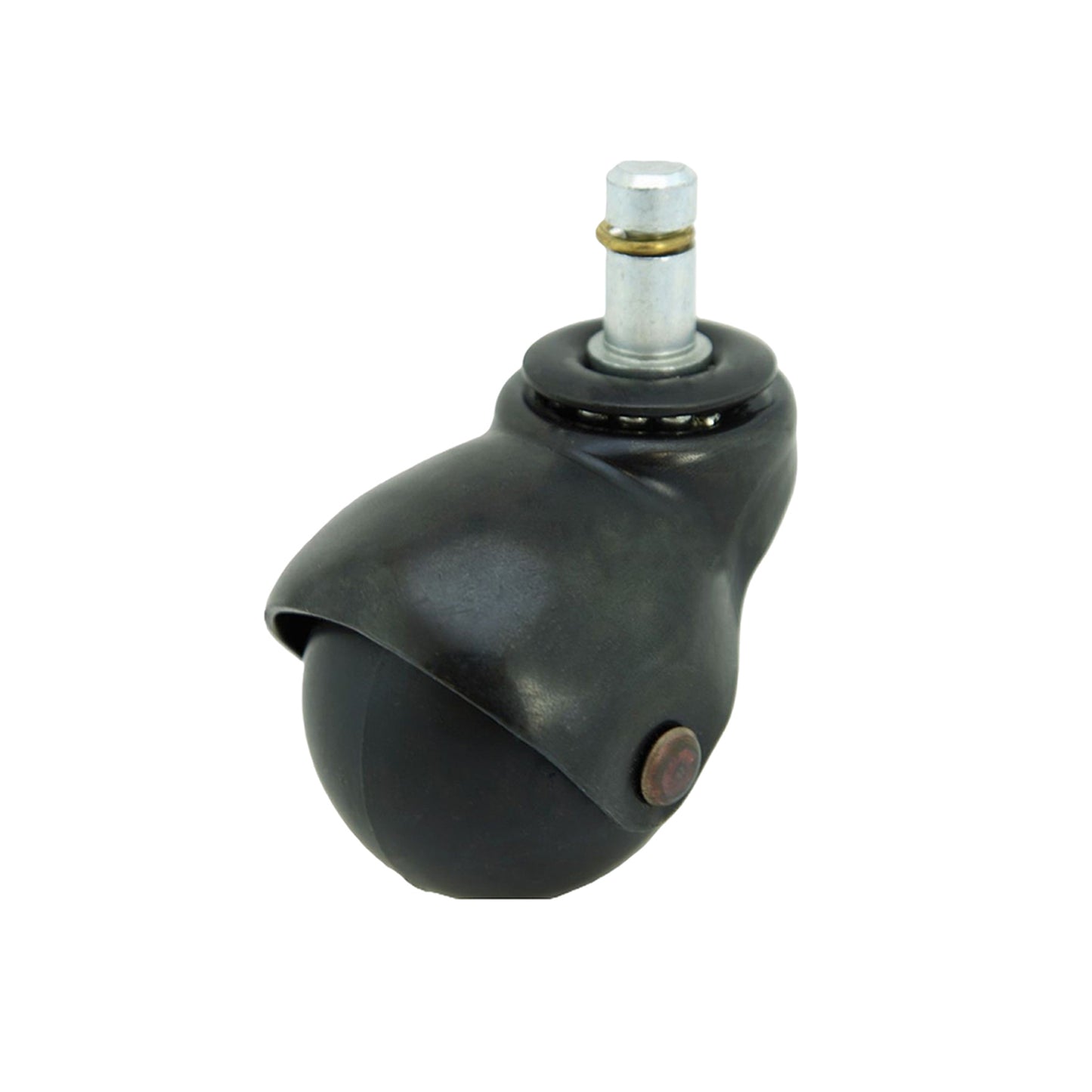SUPERBALL 2" CASTER, A-STEM, BLK. OXIDE, 5/ST