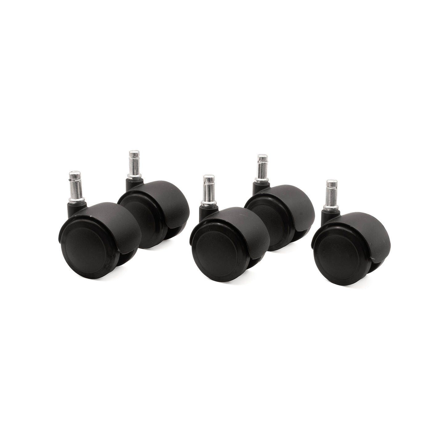 REVERSE BRAKE SAFETY SERIES CASTER, SOFT WHEEL, K-STEM, 5/ST