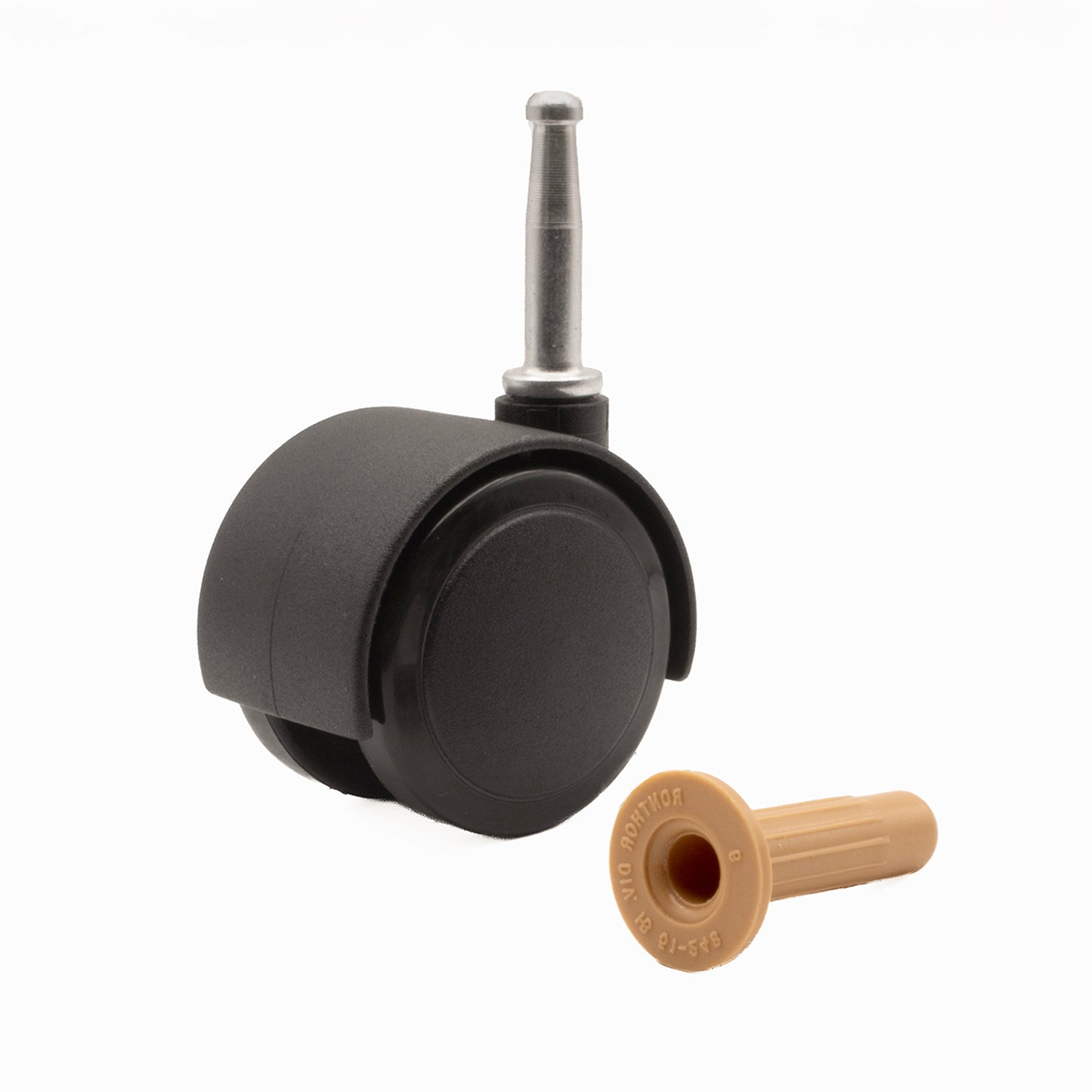 DUET, SOFT WHEEL, W-STEM, MATTE BLACK, 5/ST