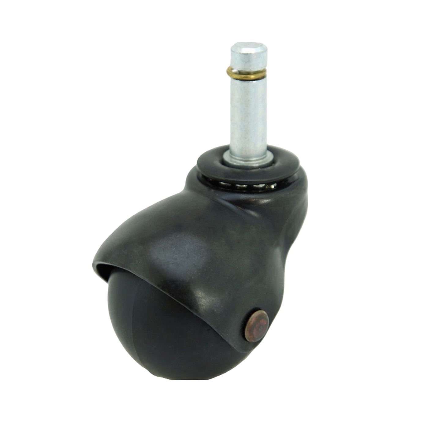SUPERBALL 2" CASTER, C-STEM, BLK. OXIDE, 5/ST