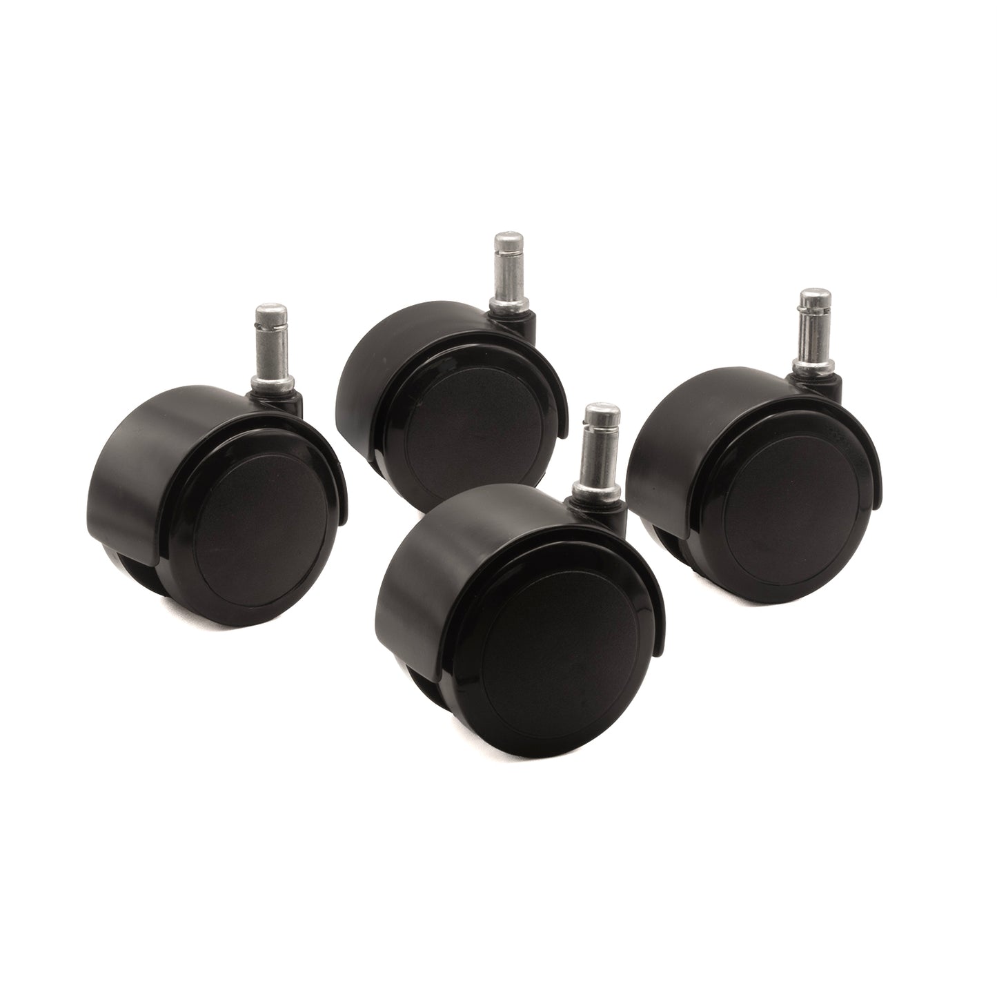 TWINSTAR, SOFT WHEEL, K-STEM, MATTE BLACK 4/ST