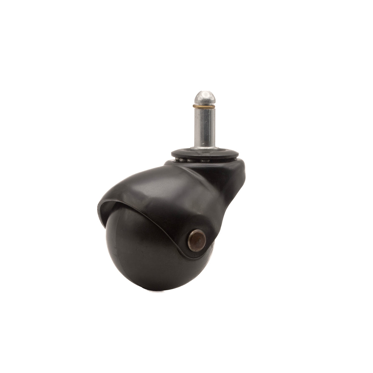 SUPERBALL 2" CASTER, K-STEM, BLK. OXIDE, 5/ST