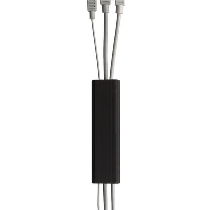 1.5" CHANNEL, LOCKING-LATCH, 12" BLACK, 4/PK
