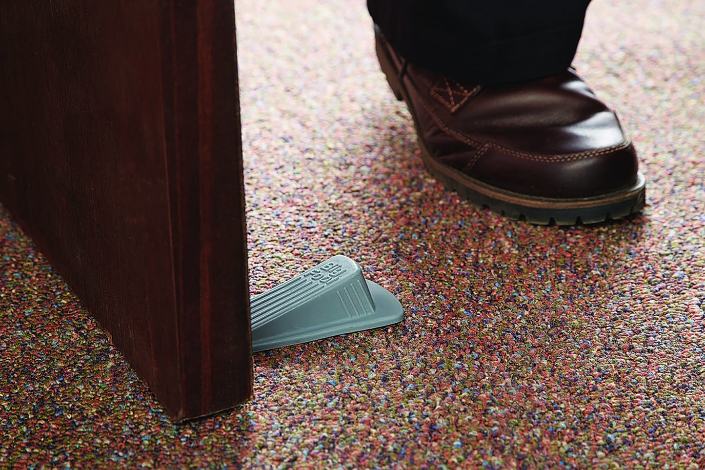 Big Foot® Doorstop, Grey, 2/pk