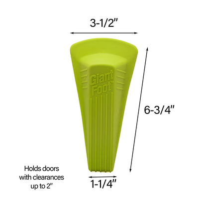 Giant Foot®, Doorstop, Safety Green