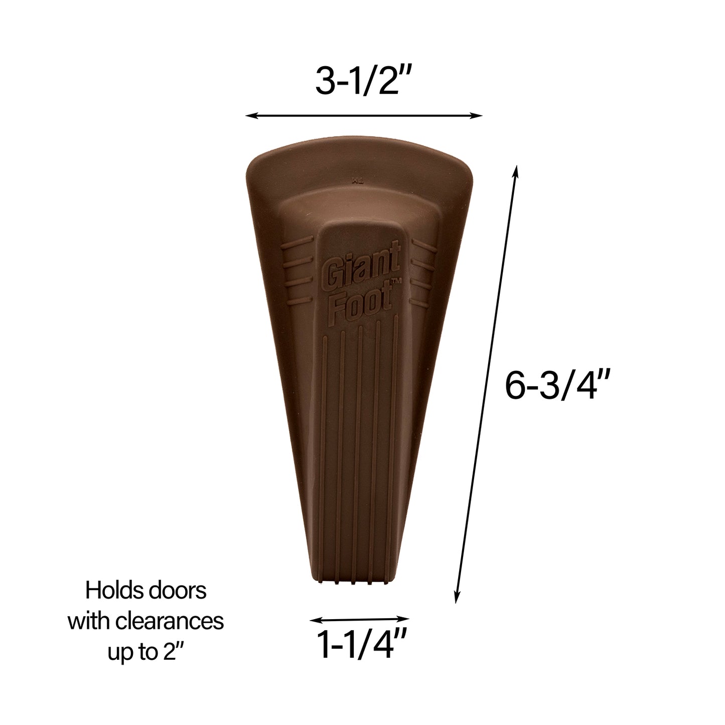 Giant Foot® Doorstop, Brown