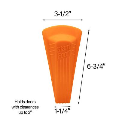 Giant Foot® Doorstop, Orange