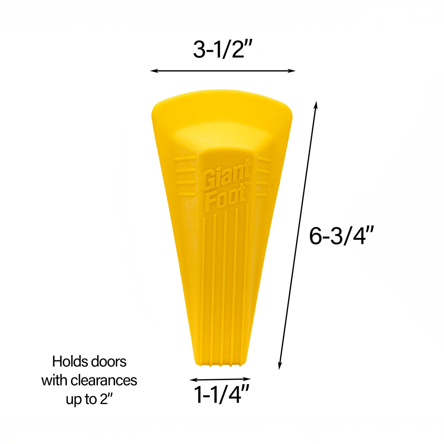 Giant Foot® Doorstop, Yellow
