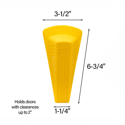 Giant Foot® Doorstop, Yellow