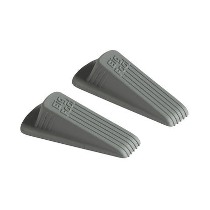 Big Foot® Doorstop, Grey, 2/pk