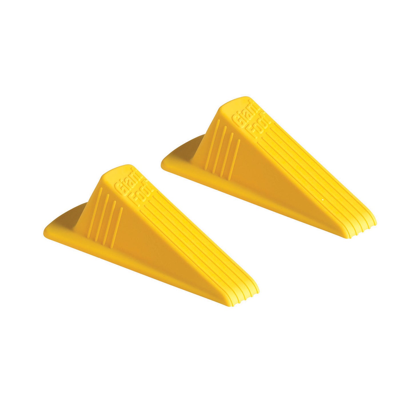 Giant Foot® Doorstop, Yellow, 2/pk