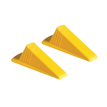 Giant Foot® Doorstop, Yellow, 2/pk