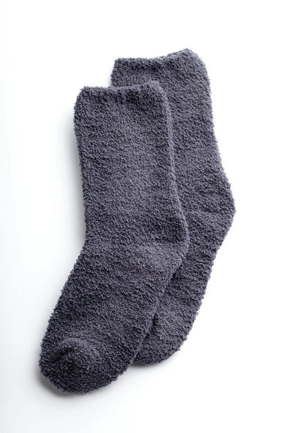 MICROFIBER DUSTING SOCKS, CHARCOAL, 1/PAIR
