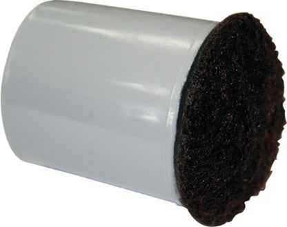 CHAIR TIPS W/FELT, FITS 7/8", 16/PK