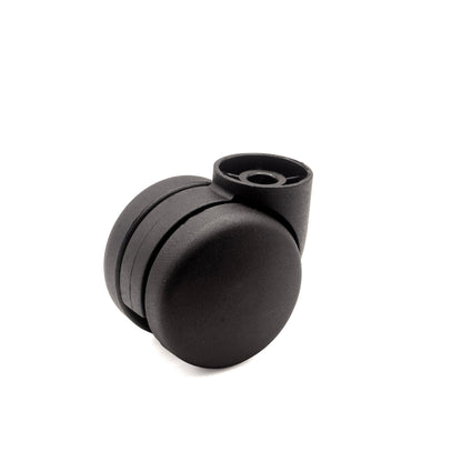 DUAL HARD WHEEL, STEMLESS WELDED BASE, 4/ST