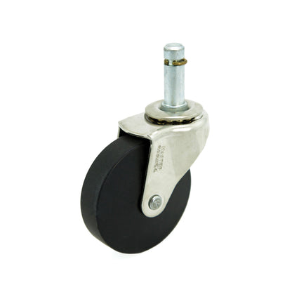 MERCURY, 2-1/2"HARD WHEEL, C-STEM, BRT. NICKEL, 4/ST