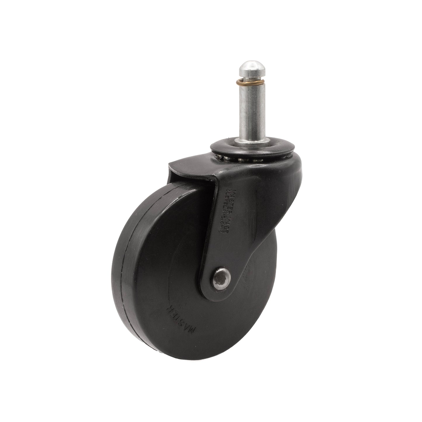 MERCURY, 2-1/2"SOFT WHEEL, L-STEM, BLK. OXIDE, 4/ST