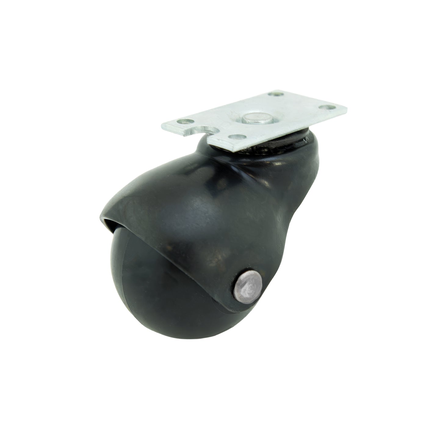 SUPERBALL 2" CASTER, J-PLATE, BLK. OXIDE, 4/ST