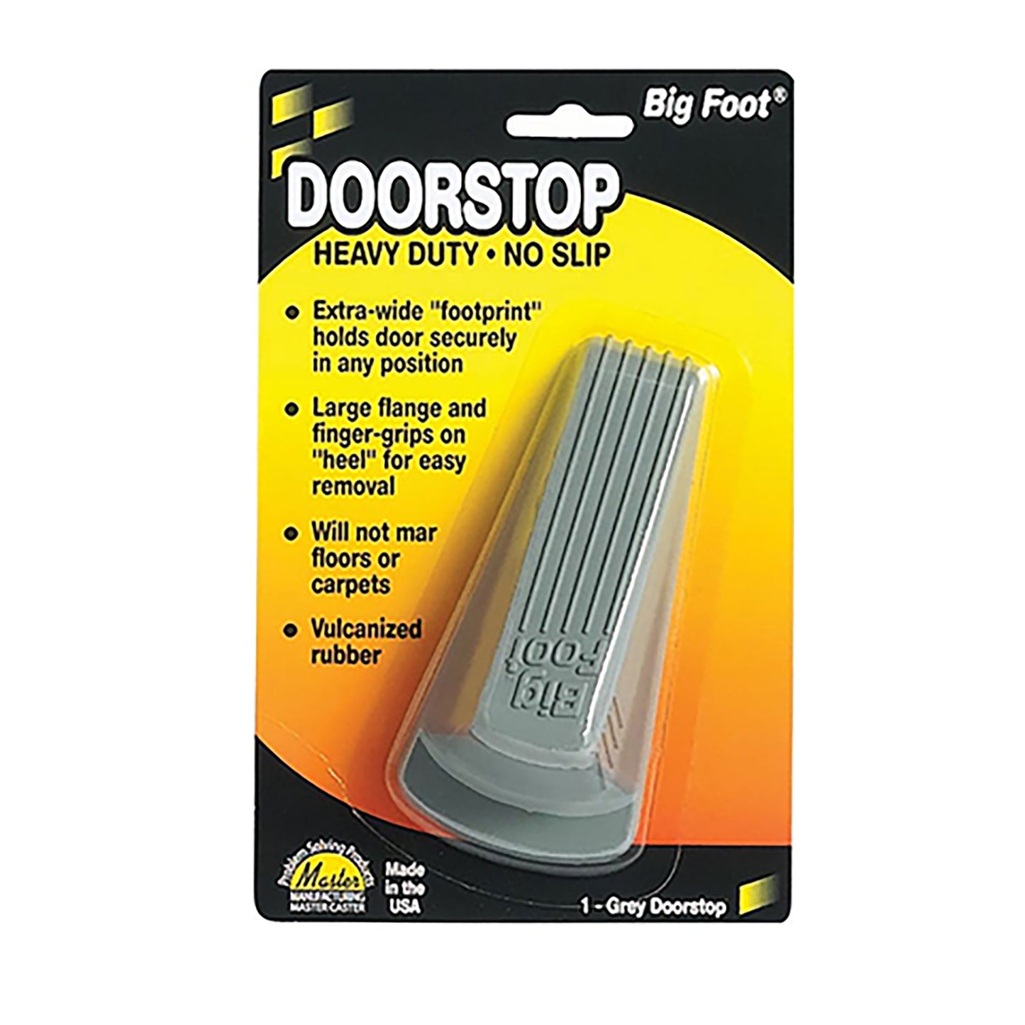 Big Foot® Doorstop, Grey