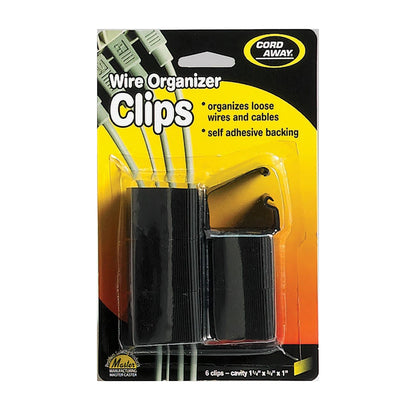 WIRE CLIPS, LOCKING-LATCH, BLACK