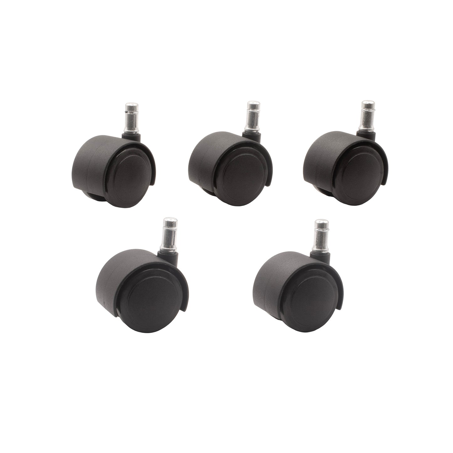 DUET, SOFT WHEEL, B-STEM, MATTE BLACK, 5/ST