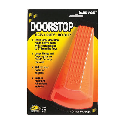 Giant Foot® Doorstop, Orange