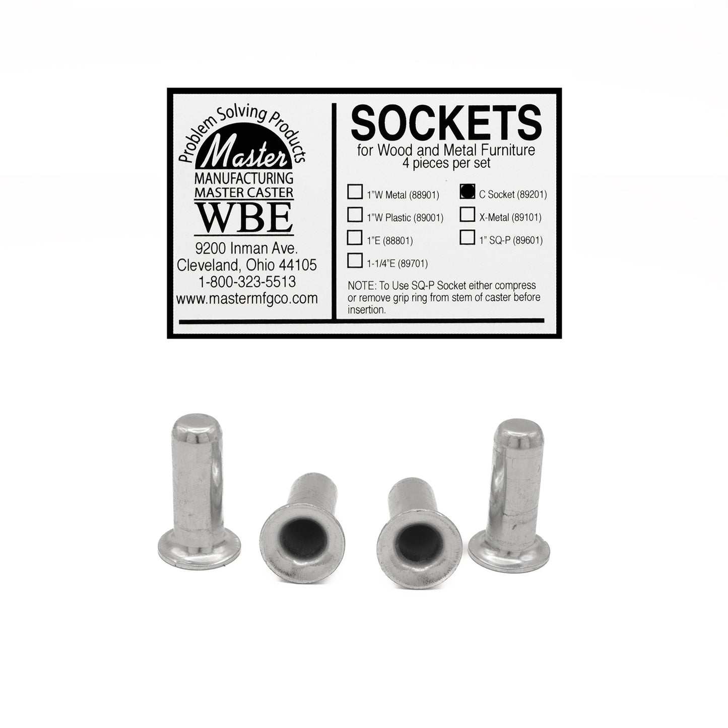 SOCKET C, FOR C-STEMS, 4/ST