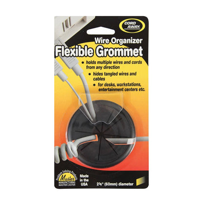 GROMMET, FLEXIBLE, 60MM, BLACK
