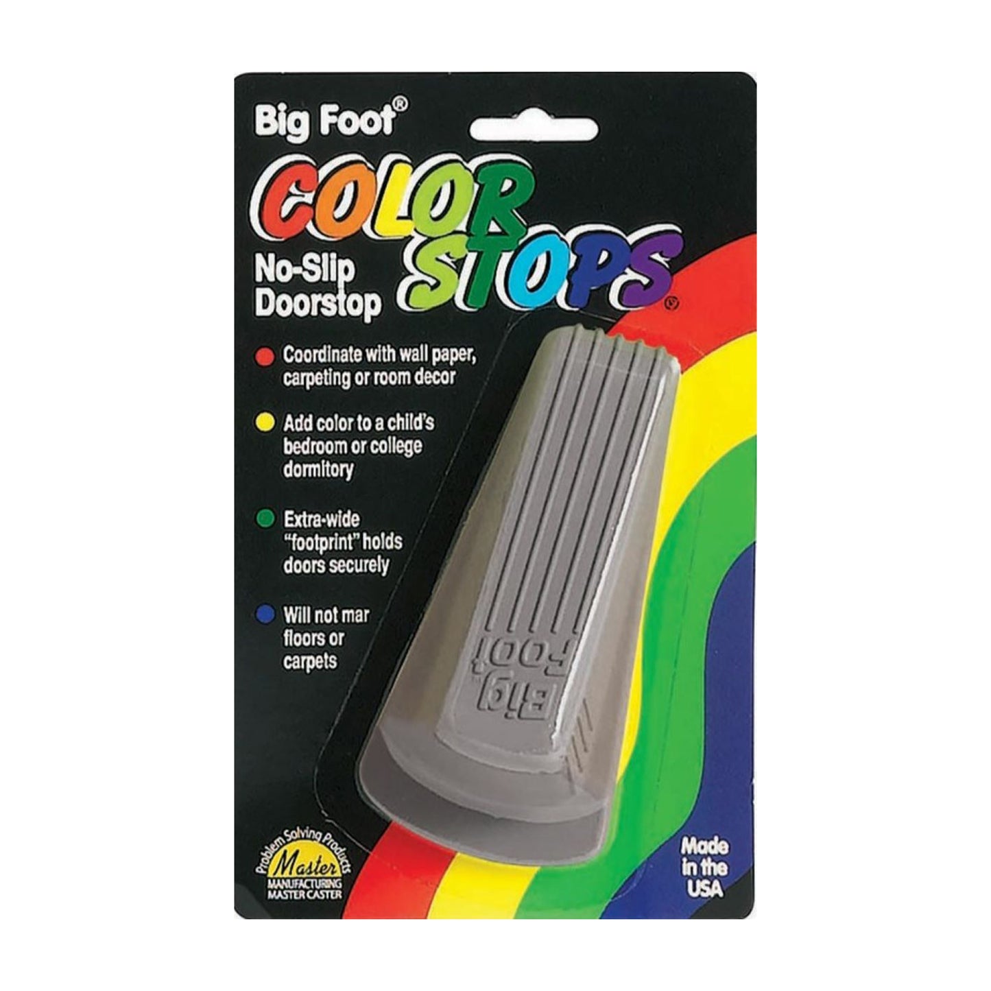 ColorStops™ Doorstop, Grey