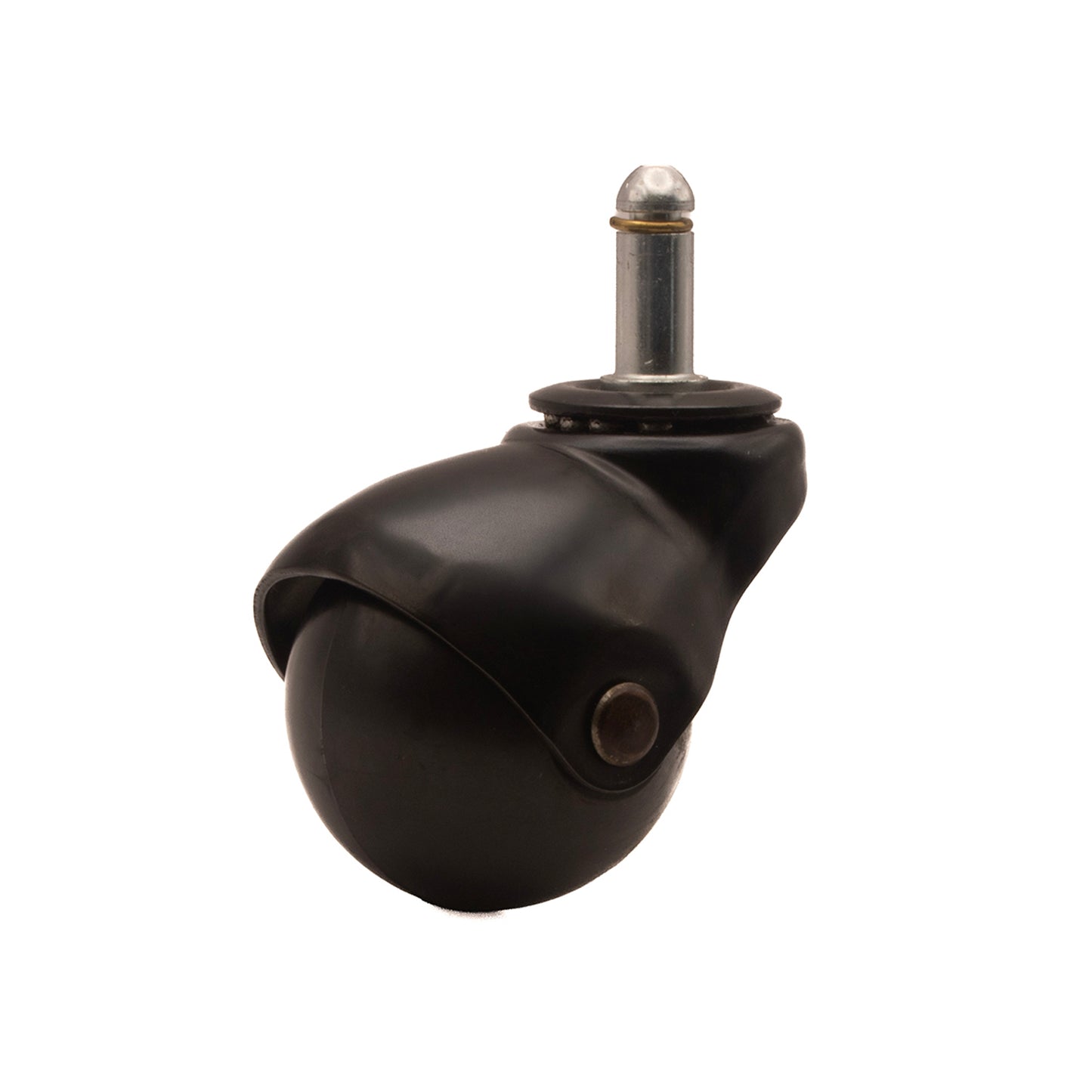 SUPERBALL 2" CASTER, K-STEM, BLK. OXIDE, 4/ST