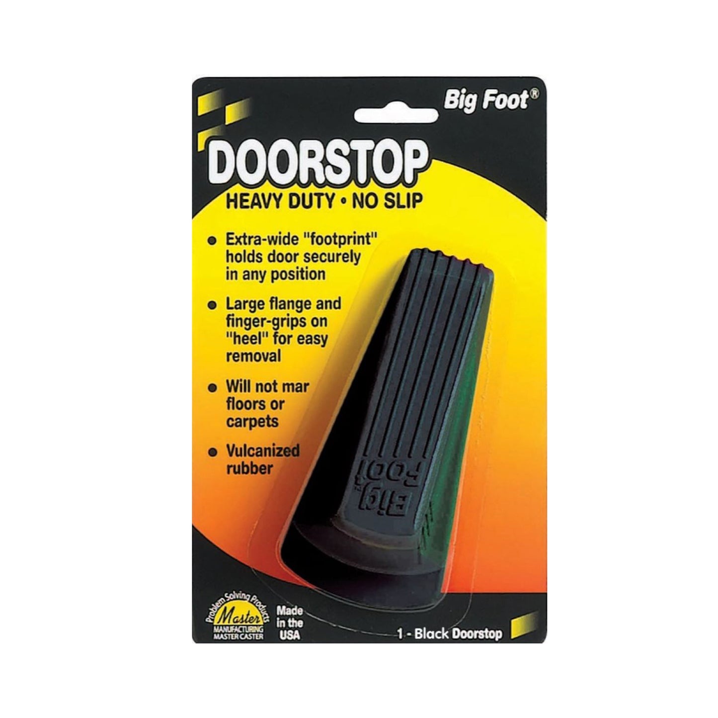 Big Foot® Doorstop, Black