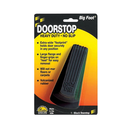 Big Foot® Doorstop, Black