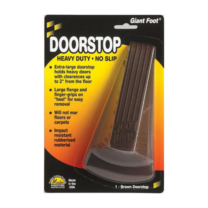 Giant Foot® Doorstop, Brown