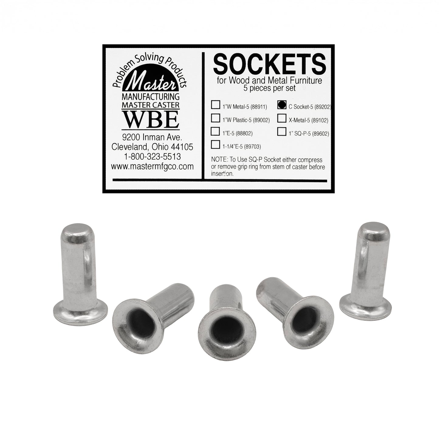SOCKET C, FOR C-STEMS, 5/ST