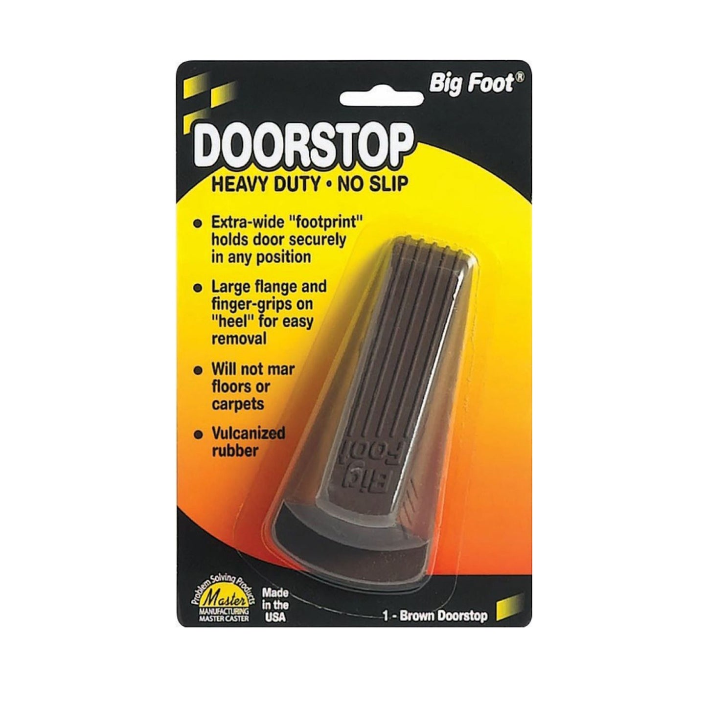 Big Foot® Doorstop, Brown