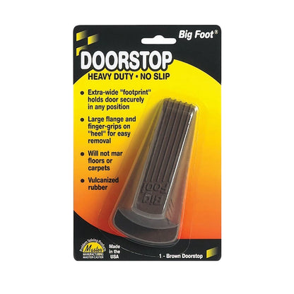 Big Foot® Doorstop, Brown