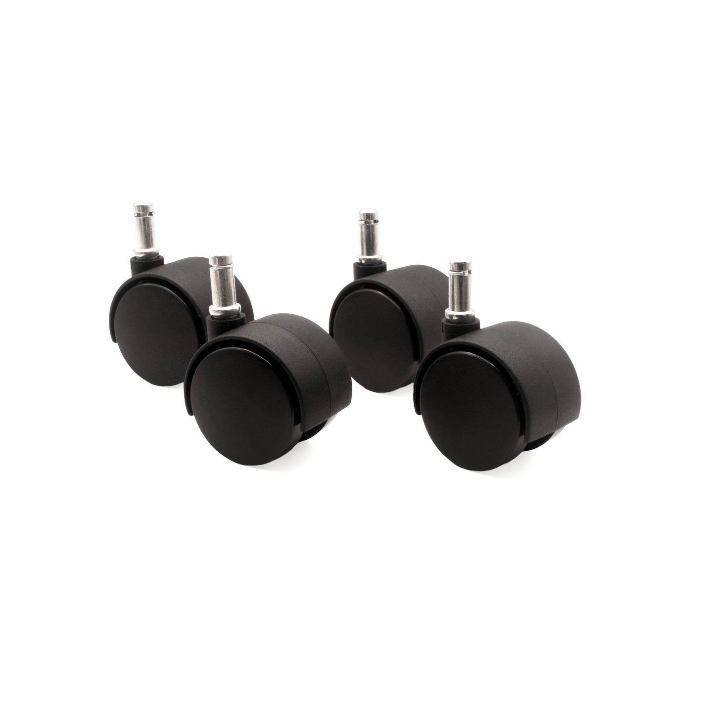 DUET, HARD WHEEL, L-STEM, MATTE BLACK, 4/ST