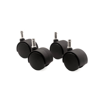 DUET, HARD WHEEL, L-STEM, MATTE BLACK, 4/ST