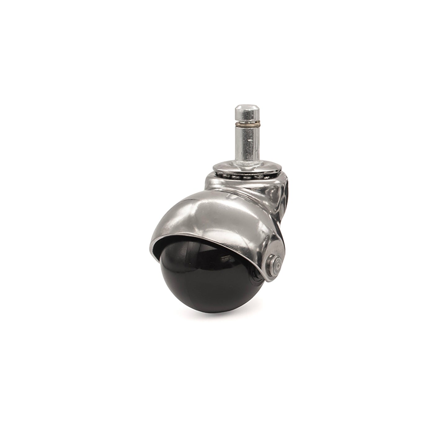 SUPERBALL 2" CASTER, B-STEM, BRT. CHROME, 4/ST