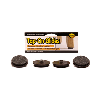 TAP-ON, FELT, 1-1/2", 4/PK