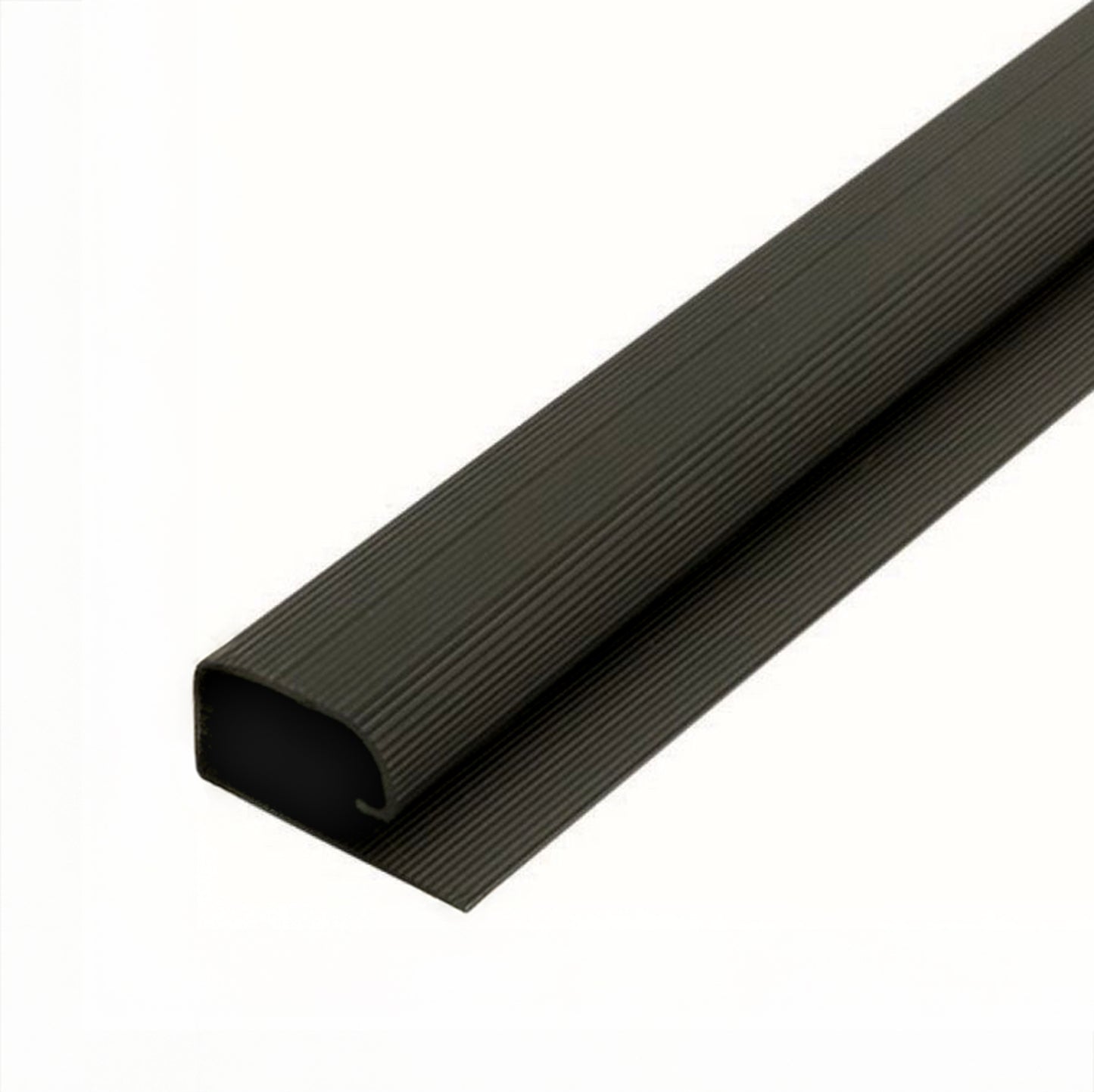 1-3/4" J CHANNEL, LARGE, 48" BLACK