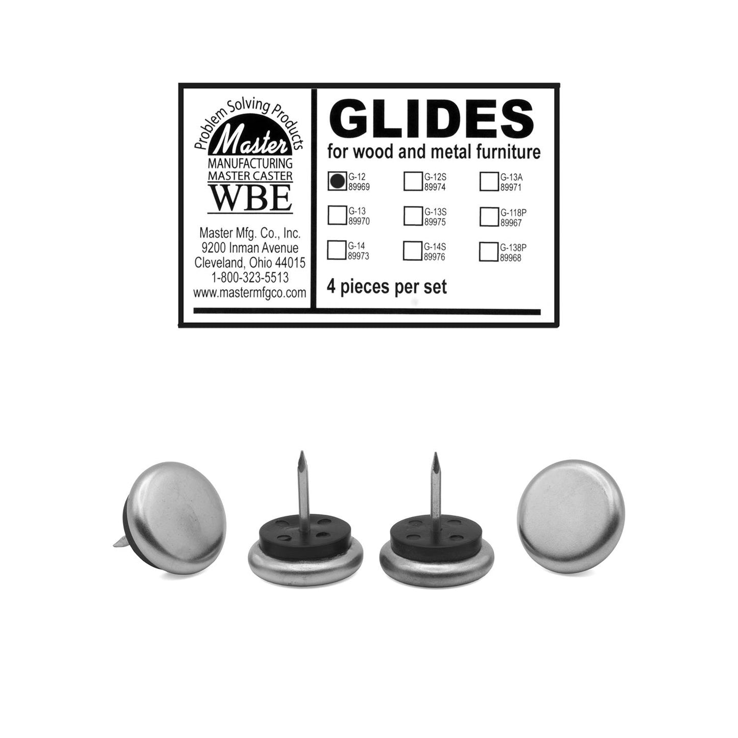 G-12 NAIL TYPE GLIDE, 4/ST