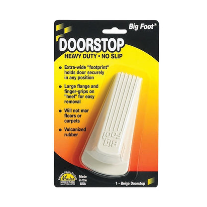 Big Foot® Doorstop, Beige