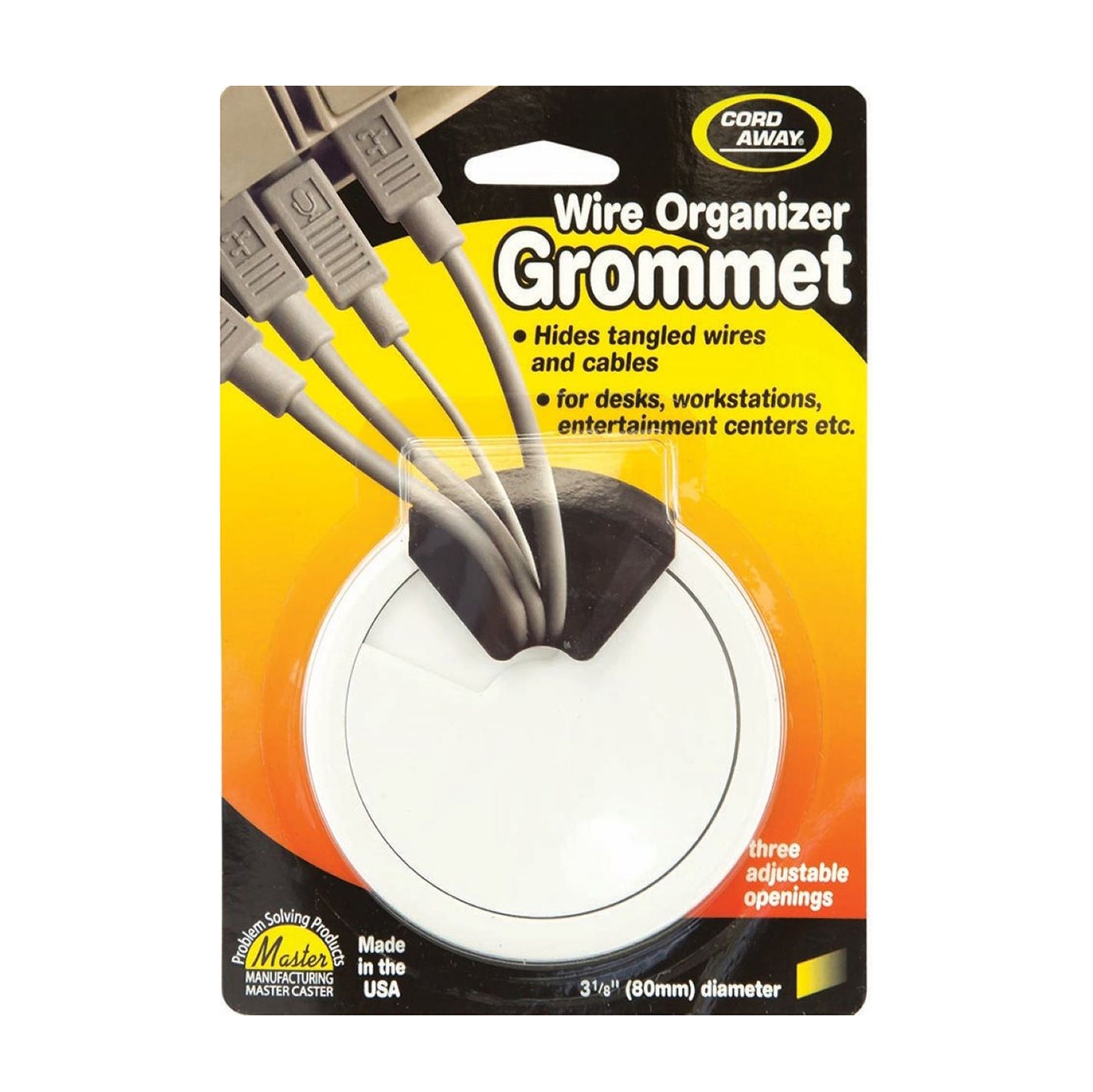 GROMMET, ADJUSTABLE, 80MM, WHITE