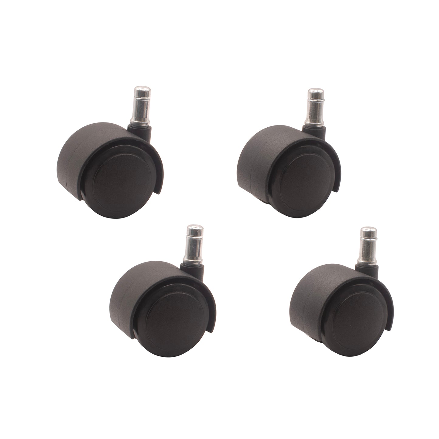 DUET, SOFT WHEEL, B-STEM, MATTE BLACK, 4/ST