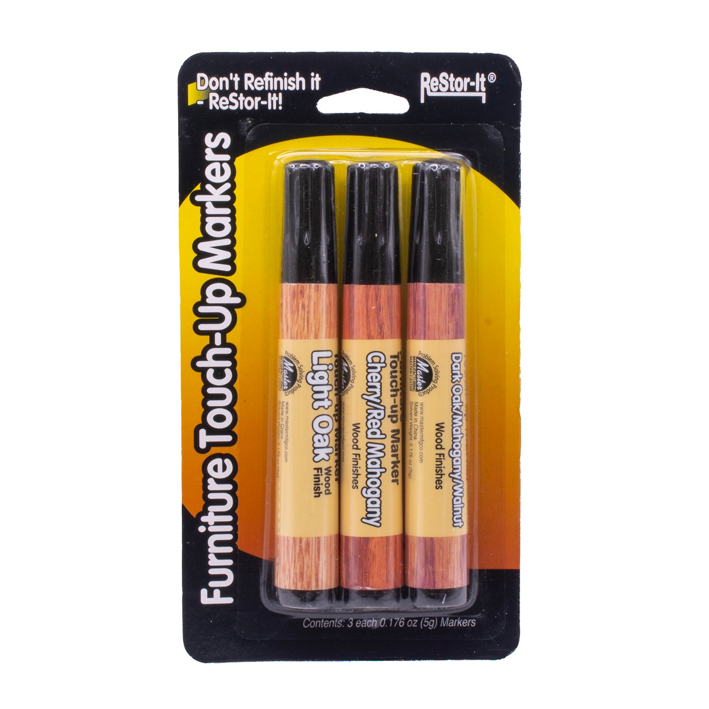 FURNITURE TOUCH UP MARKERS, 3/PK