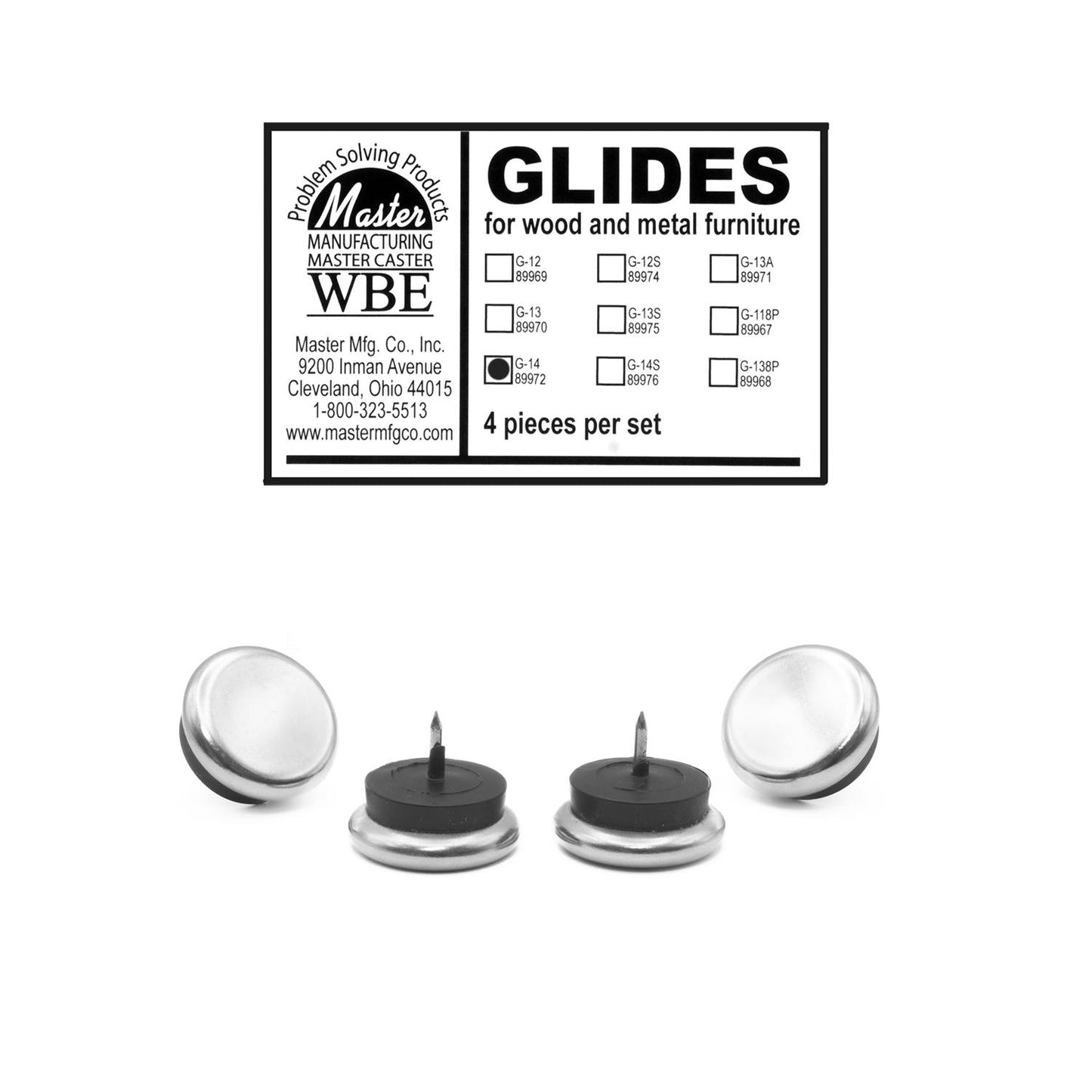 G-14 NAIL TYPE GLIDE 1-1/4", 4/ST