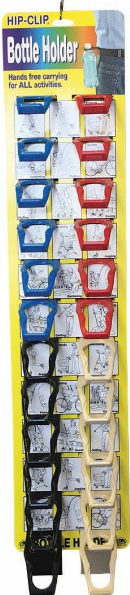 HIP-CLIP CLIPSTRIP, ASSORTED, 24/EA