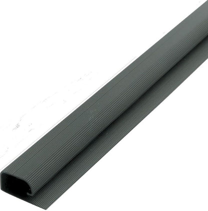 1-3/4" J CHANNEL, LARGE, 46" BLACK