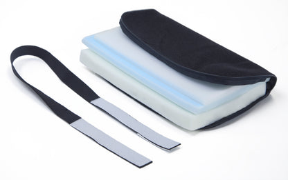 DELUXE MEMORY FOAM LUMBAR SUPPORT, BLACK, 1/PC